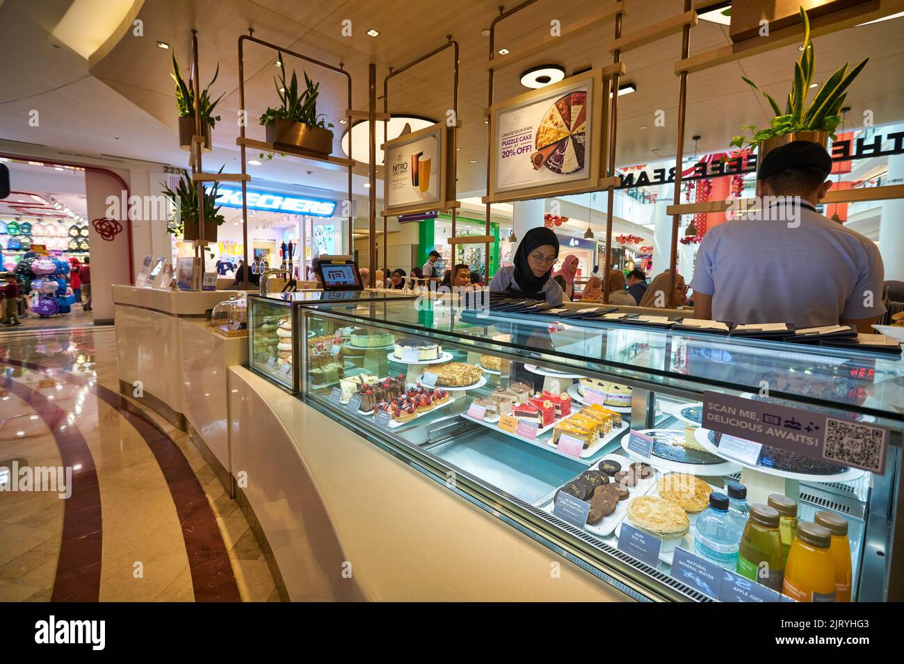 KUALA LUMPUR, MALAYSIA CIRCA JANUARY, 2020 The Coffee Bean & Tea