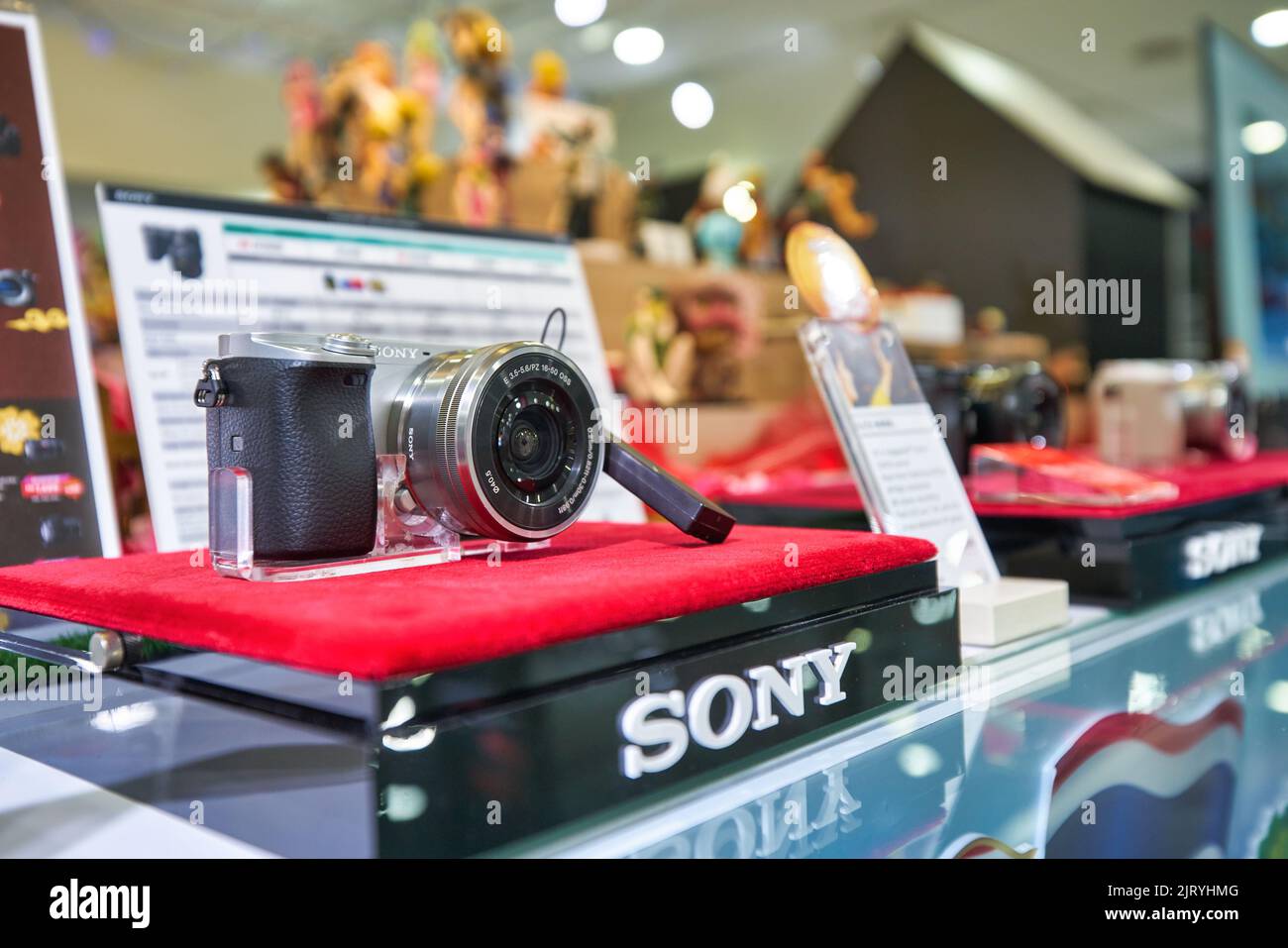 KUALA LUMPUR, MALAYSIA CIRCA JANUARY, 2020 cameras on display at