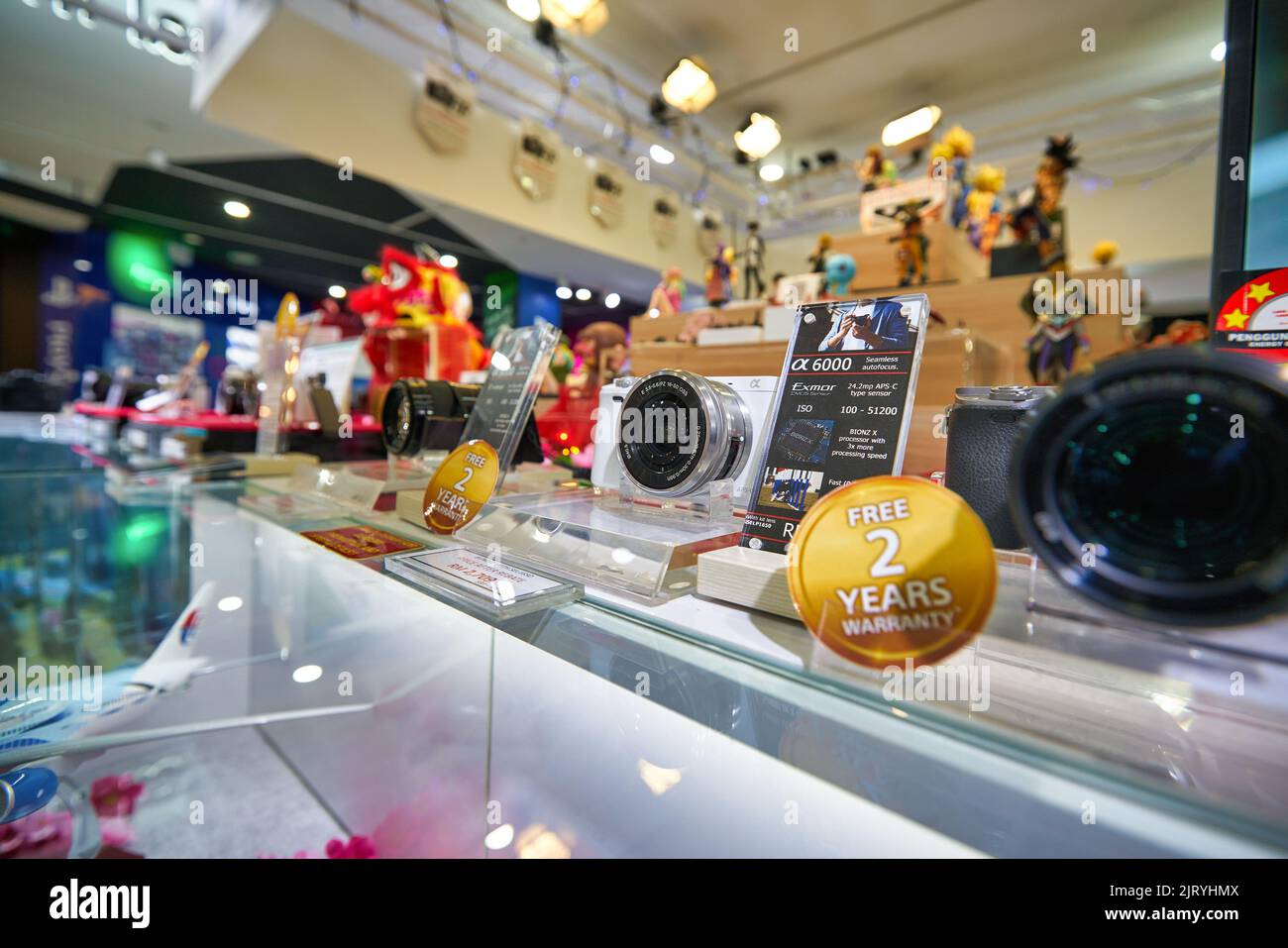 KUALA LUMPUR, MALAYSIA CIRCA JANUARY, 2020 cameras on display at