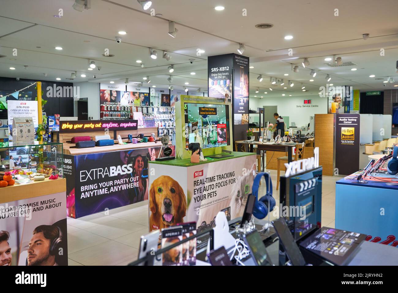 KUALA LUMPUR, MALAYSIA CIRCA JANUARY, 2020 interior shot of Sony
