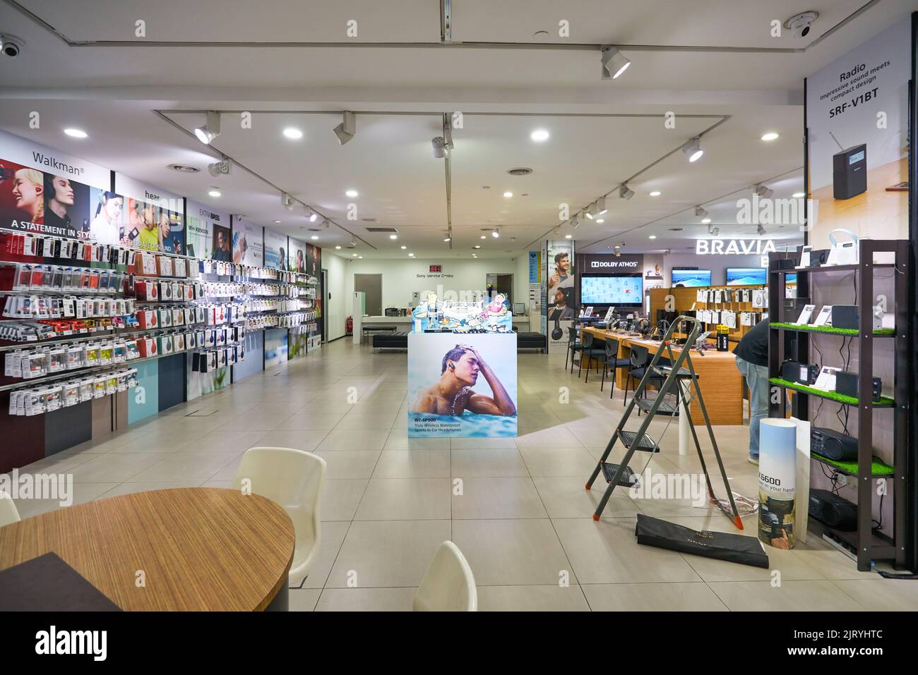 KUALA LUMPUR, MALAYSIA CIRCA JANUARY, 2020 interior shot of Sony