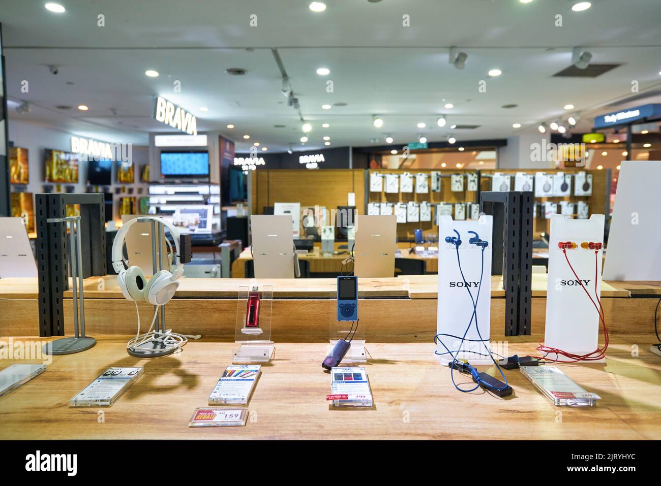 KUALA LUMPUR, MALAYSIA CIRCA JANUARY, 2020 interior shot of Sony