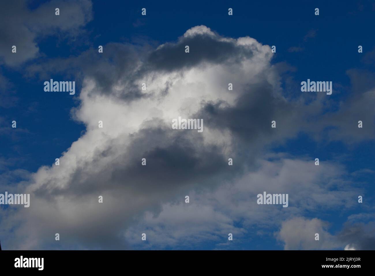 Nature, cloudy sky, Province of Quebec, Canada Stock Photo