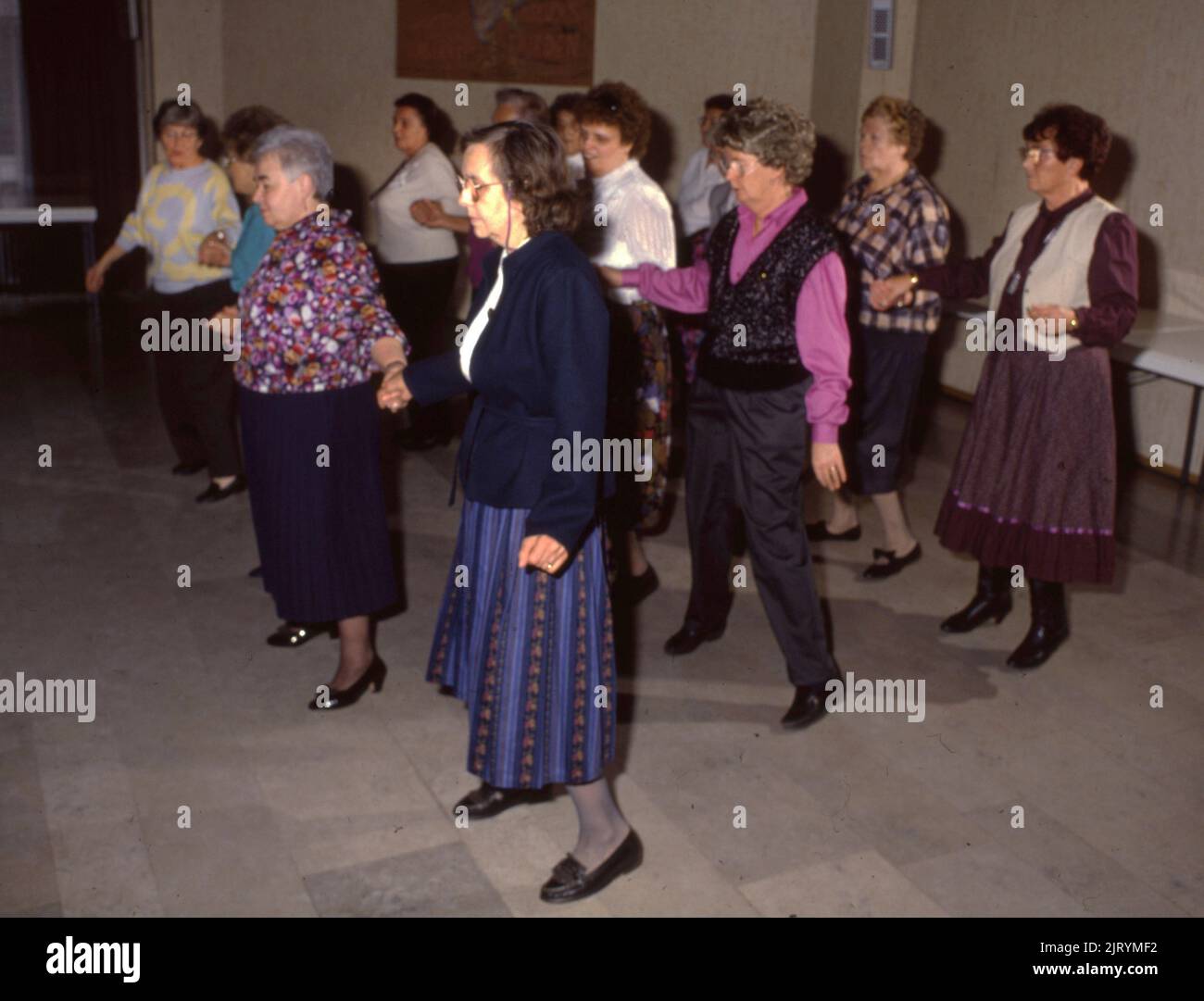 Ruhr area. Senior woman's group ca. 1989 Stock Photo