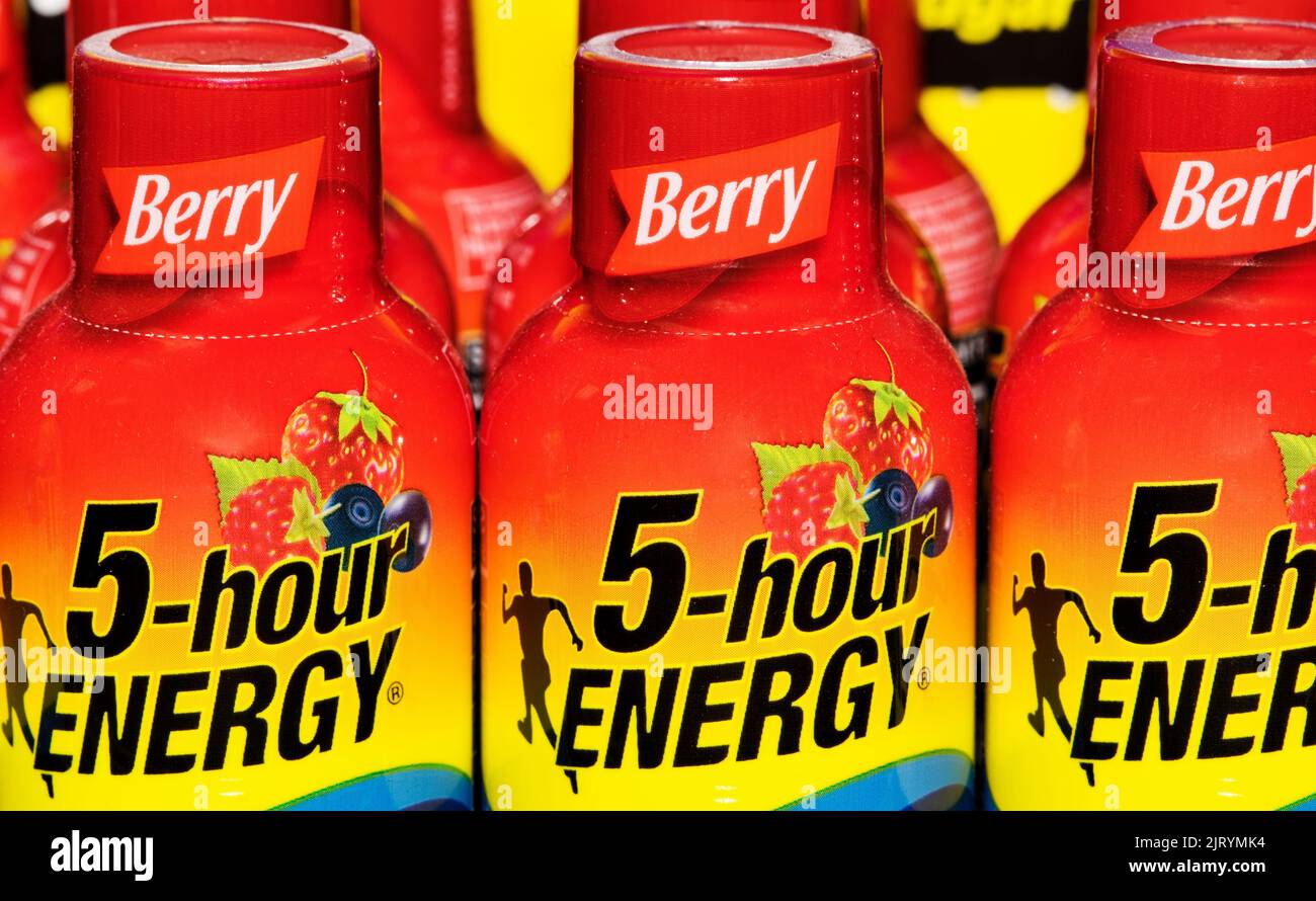 5 hour ENERGY Extra Strength Energy Drink Berry Flavor 16 Cans 12 Count 