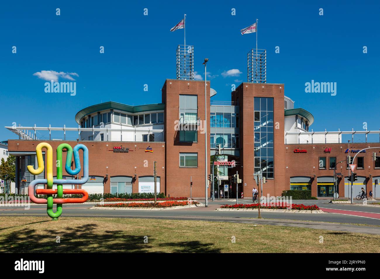 Germany, Bocholt, Lower Rhine, Westmuensterland, Muensterland, Westphalia, North Rhine-Westphalia, NRW, shopping centre Mein Neutor and Neutor Square Stock Photo