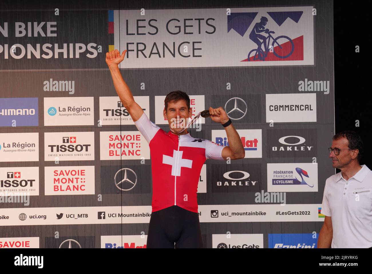 iLITSCHER Thomas n Winners podium in UCI Mountain Bike World