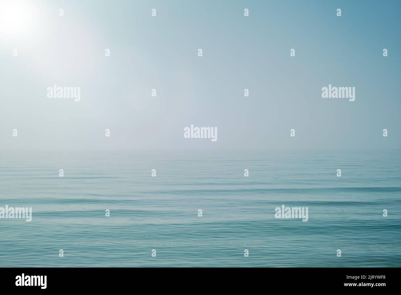 Small Ripples Ocean Sea with small waves and clear sky calm ocean water surface with small ...