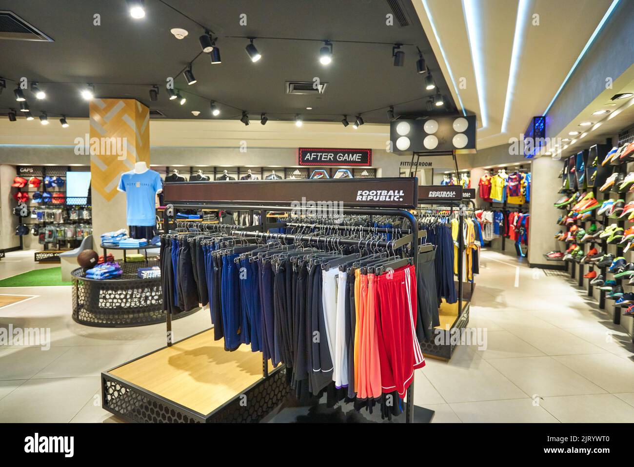 KUALA LUMPUR, MALAYSIA CIRCA JANUARY, 2020 interior shot of Football