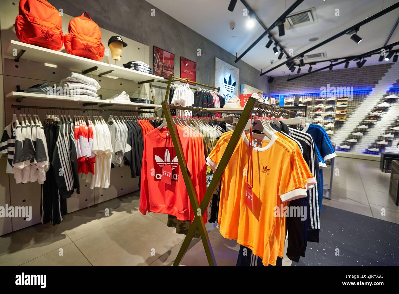 Adidas shop interior hi-res stock photography and images - Page 7 - Alamy