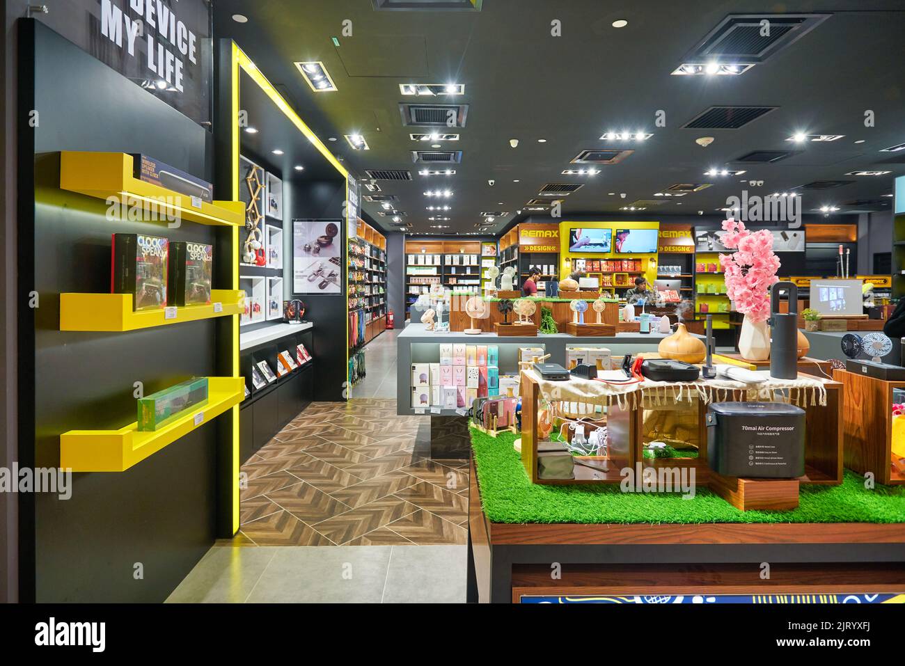 KUALA LUMPUR, MALAYSIA CIRCA JANUARY, 2020 interior shot of Remax store at Suria KLCC