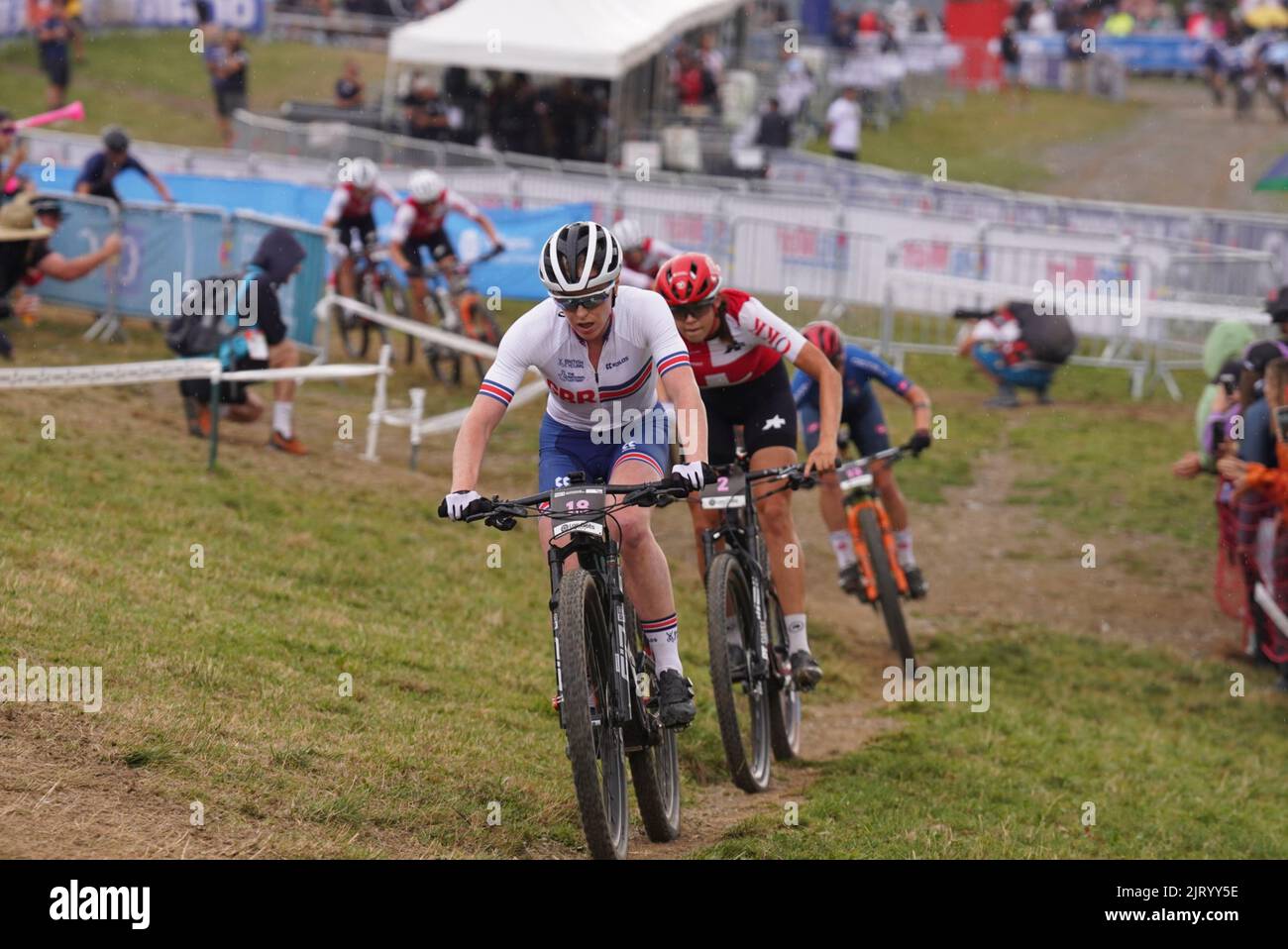 18 LAST Annie during UCI Mountain Bike World Championships in Les Gets