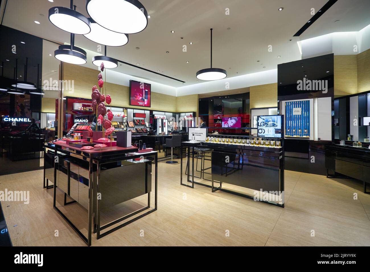 KUALA LUMPUR, MALAYSIA CIRCA JANUARY, 2020 interior shot of Chanel