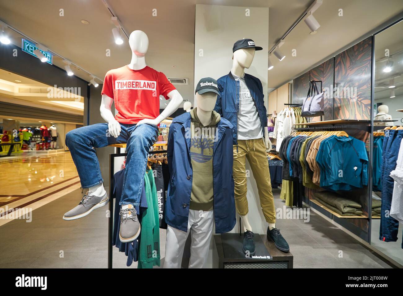 KUALA LUMPUR, MALAYSIA - CIRCA JANUARY, 2020: interior shot of Louis Vuitton  store in Suria KLCC shopping mall in Kuala Lumpur. Stock Photo