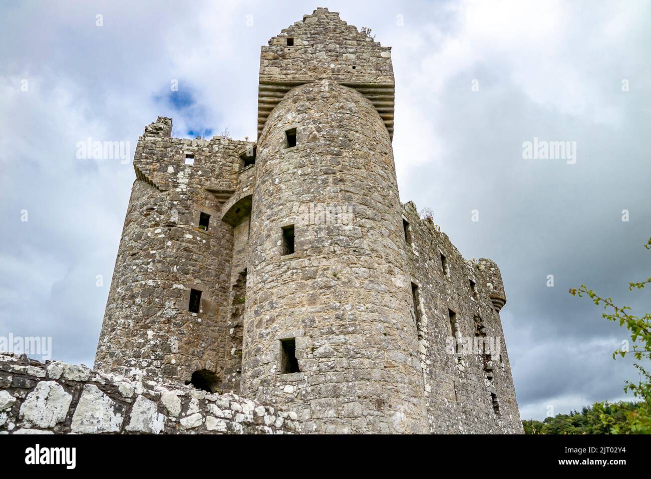 Beautiful Monea Castle by Enniskillen, County Fermanagh, Northern Ireland. Stock Photo