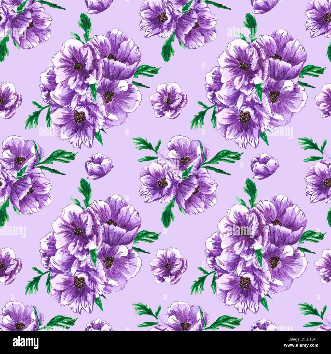 ANEELA PURPLE PRINTED LAWN main image 1