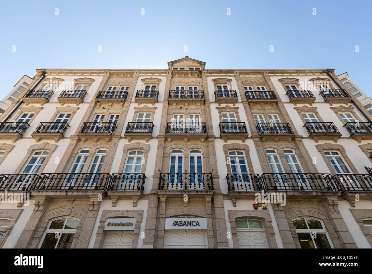 Lugo, Spain. The Casa Alvarado, an ancient palace house that now houses