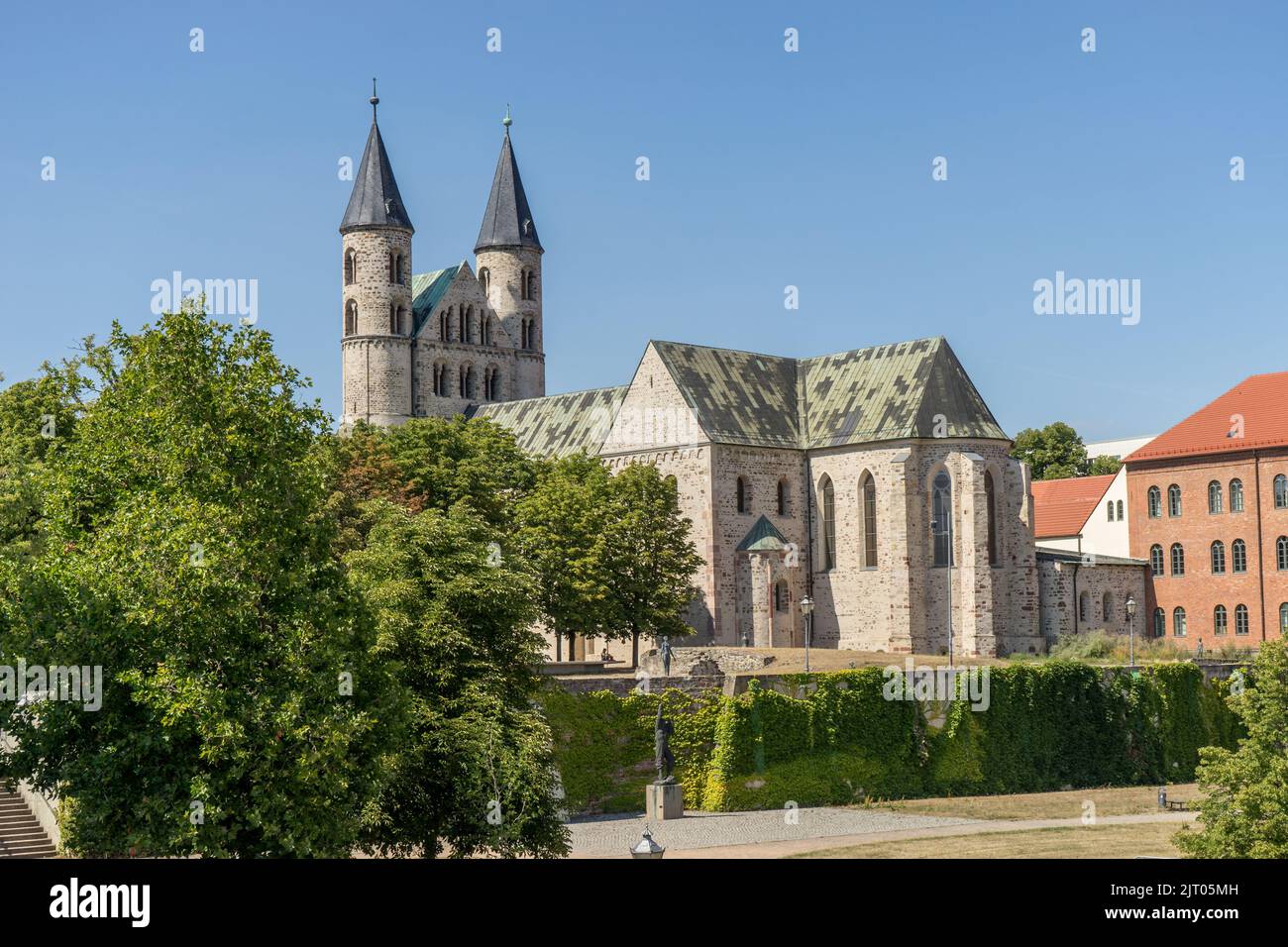 Monastery of our dear women in Magdeburg, Saxony-Anhalt, Germany Stock Photo