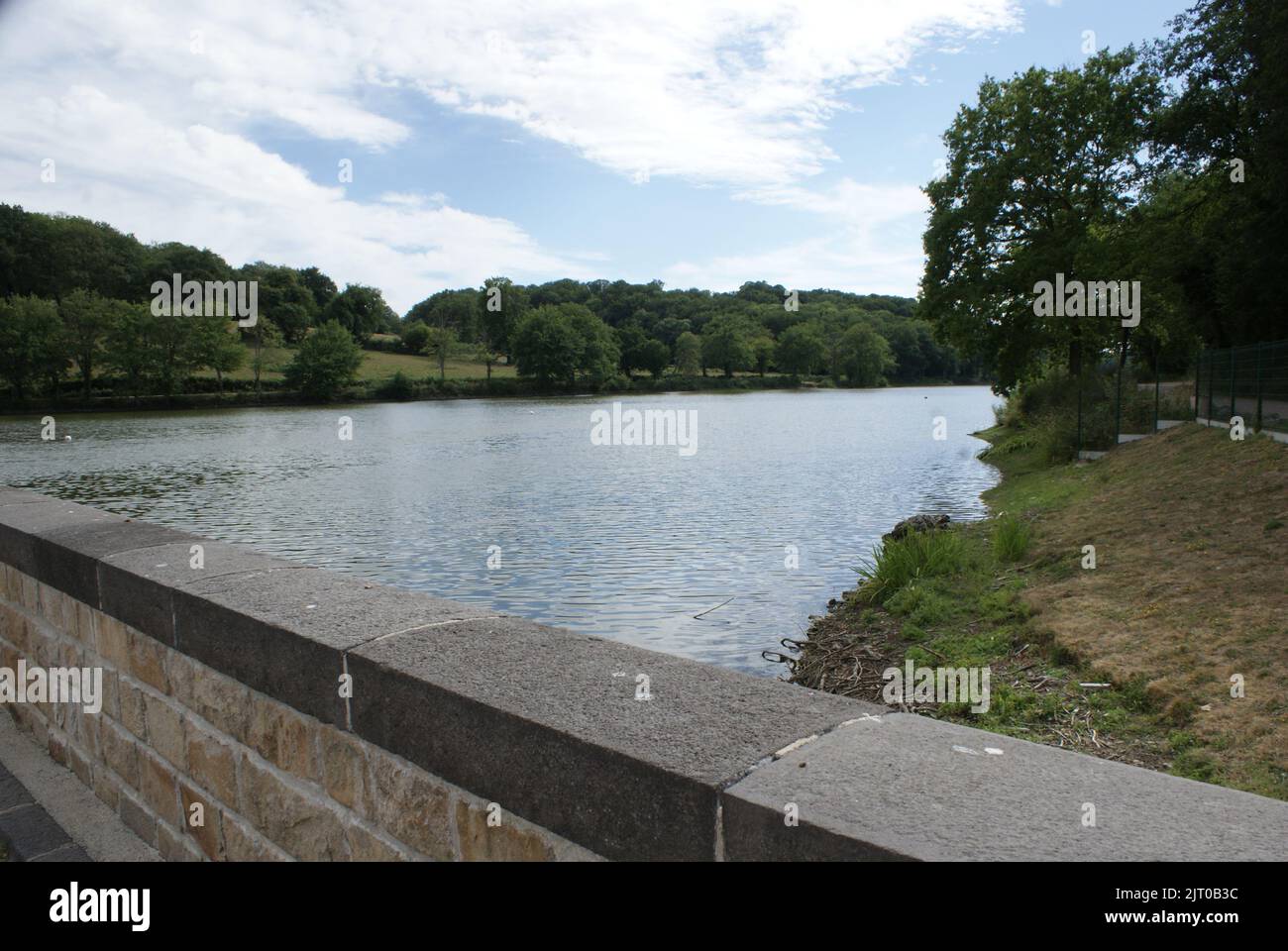 Un lac en France Stock Photo Alamy