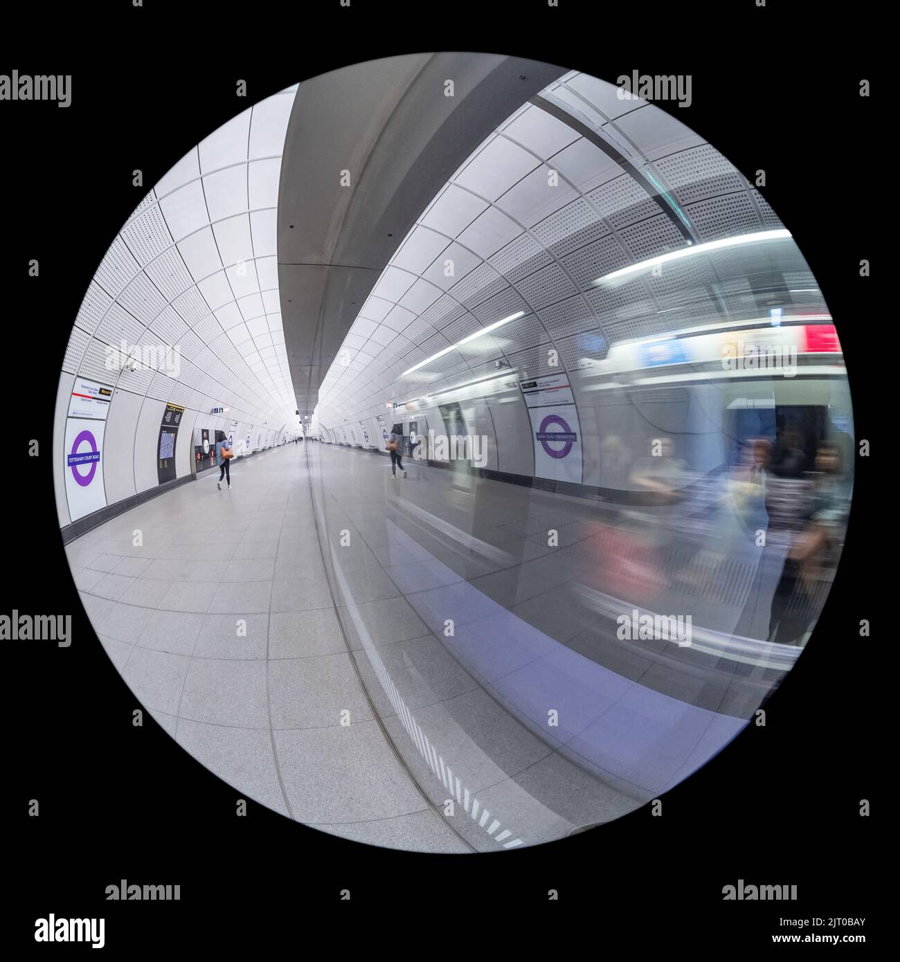 Tottenham Court Road Elizabeth Line Station Stock Photo Alamy
