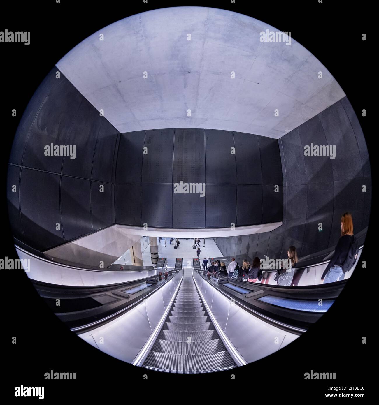 Tottenham Court Road - Elizabeth Line Station Stock Photo - Alamy