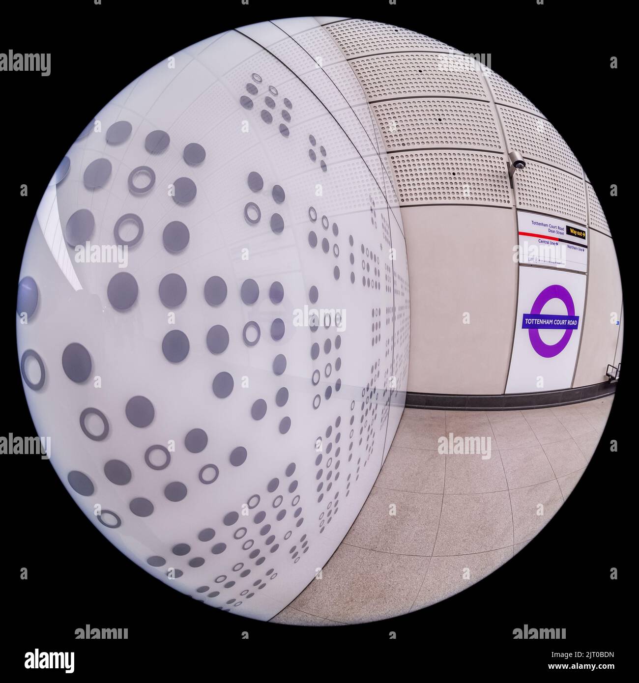 Tottenham Court Road Elizabeth Line Station Stock Photo Alamy