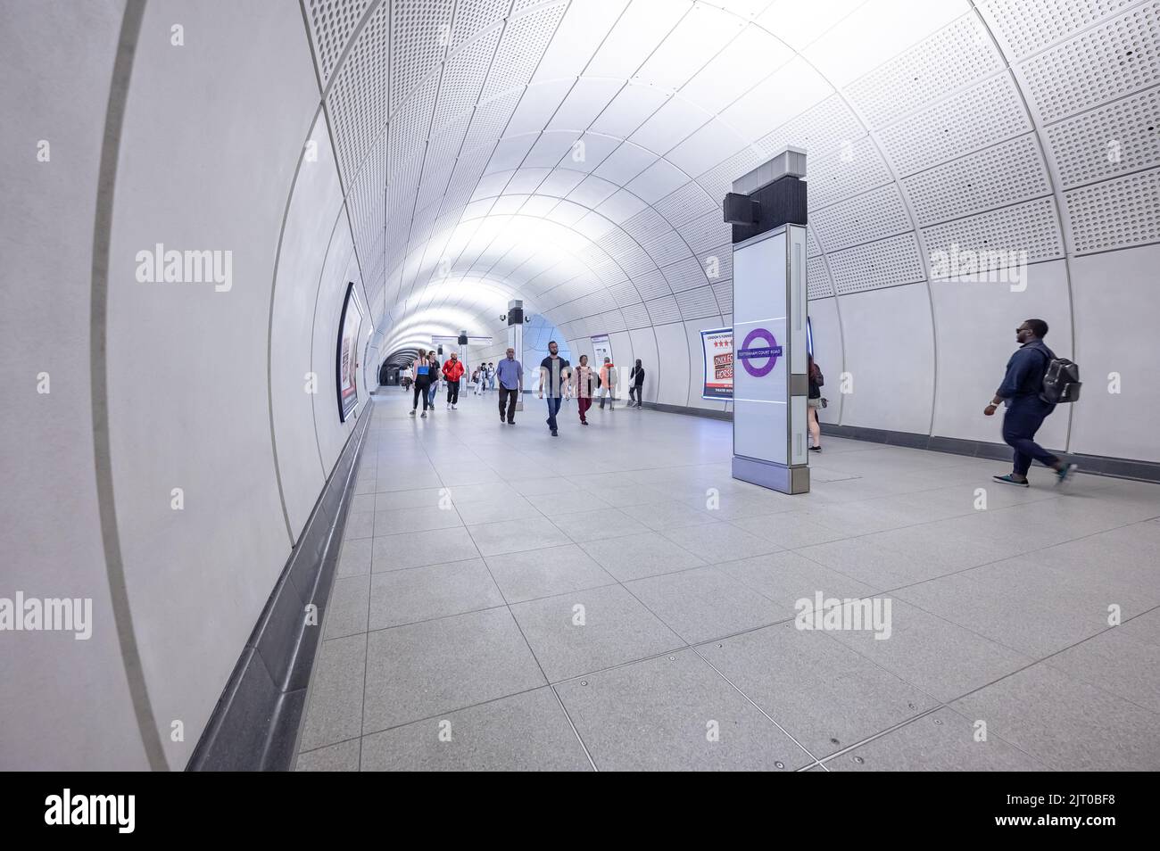 Tottenham Court Road Elizabeth Line Station Stock Photo Alamy