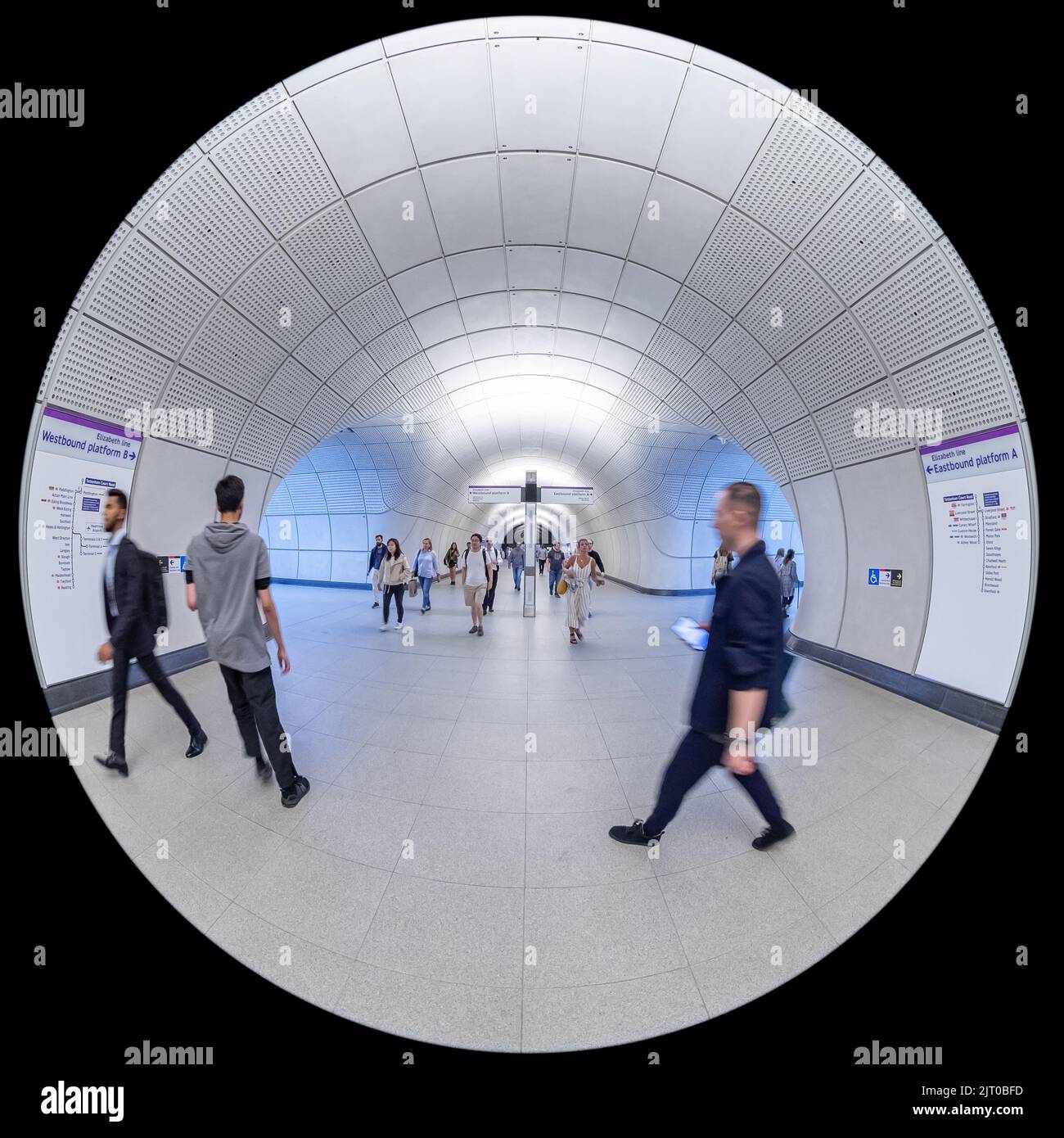 Tottenham Court Road Elizabeth Line Station Stock Photo Alamy