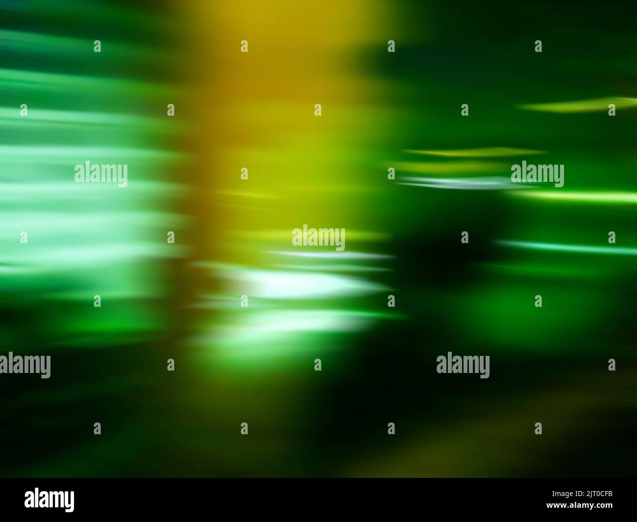 Modern futuristic vibrant night club  blurred multicolored background. Stock Photo