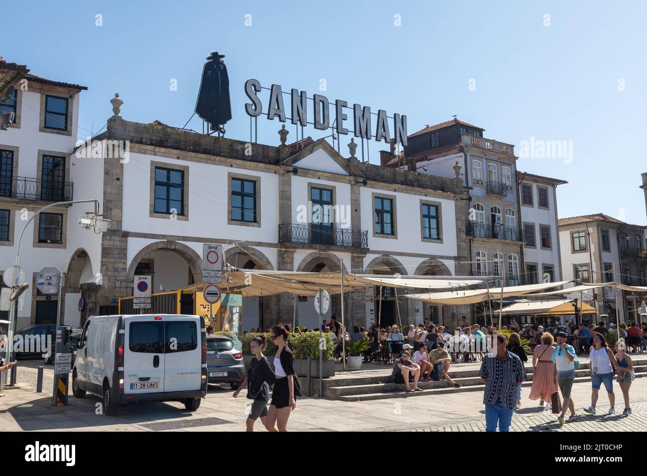 Sandeman Port House Porto Portugal Stock Photo Alamy