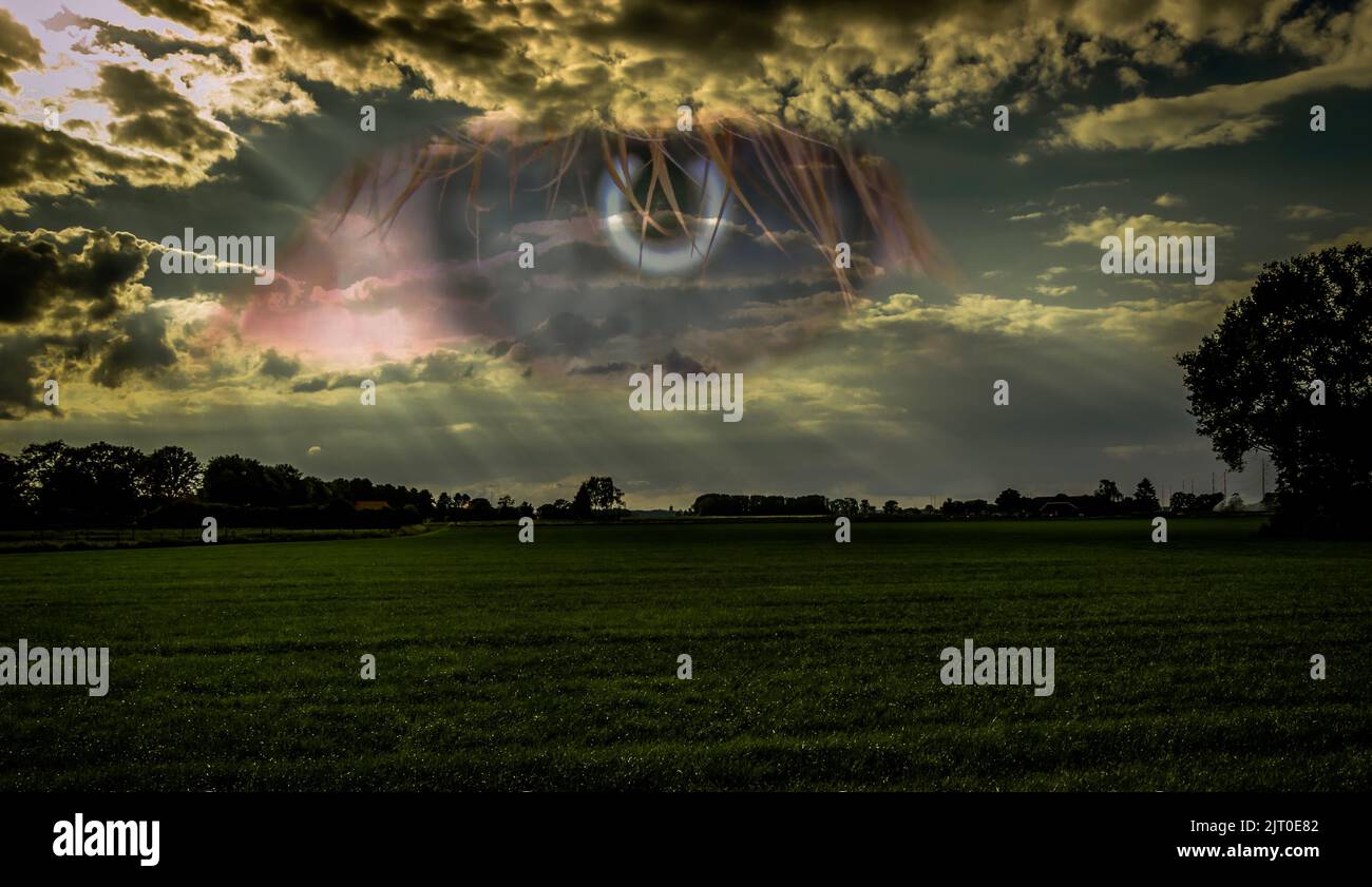 eye in the sky Stock Photo Alamy