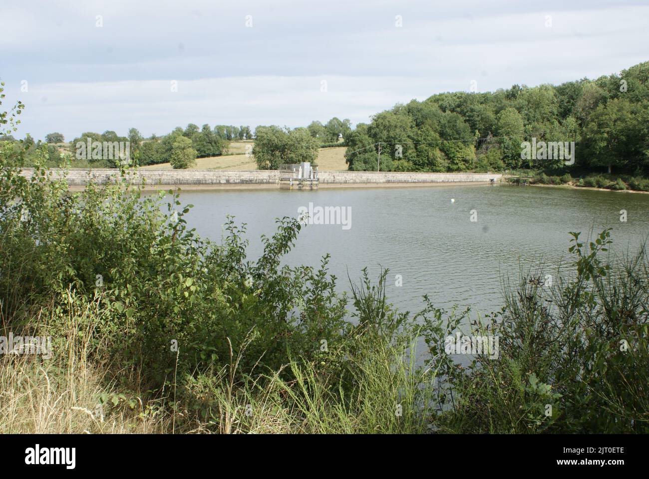 Un lac en France Stock Photo