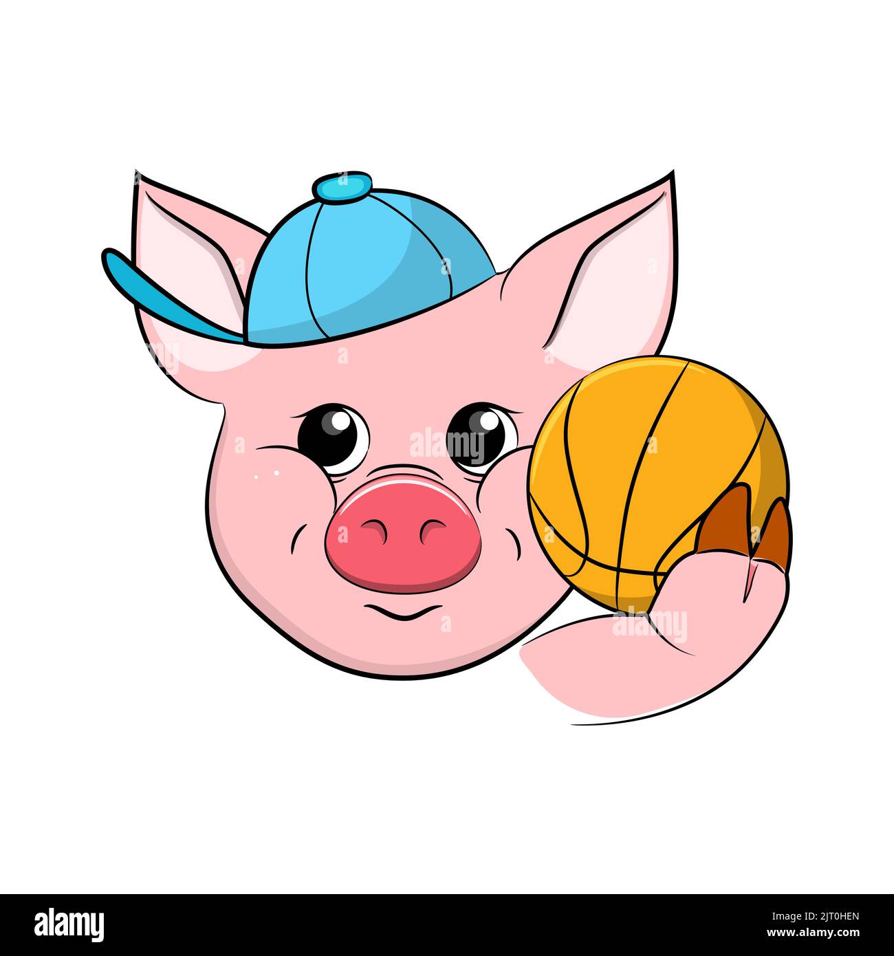 Funny pig Cut Out Stock Images & Pictures - Alamy