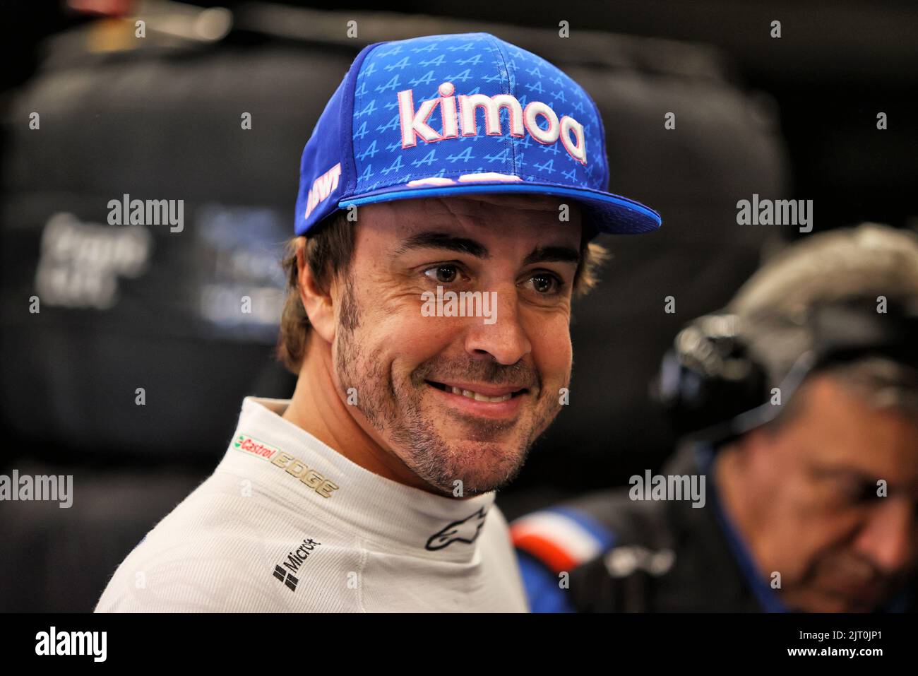 Fernando Alonso (ESP) Alpine F1 Team. Belgian Grand Prix, Saturday 27th August 2022. Spa-Francorchamps, Belgium. Stock Photo