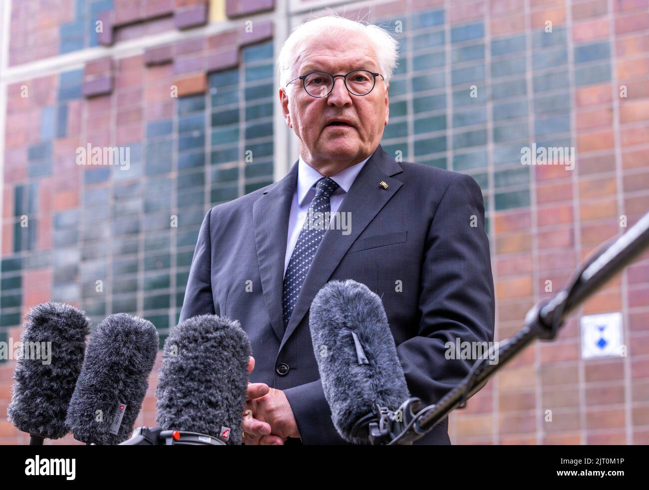 Rostock, Germany. 25th Aug, 2022. German President FrankWalter