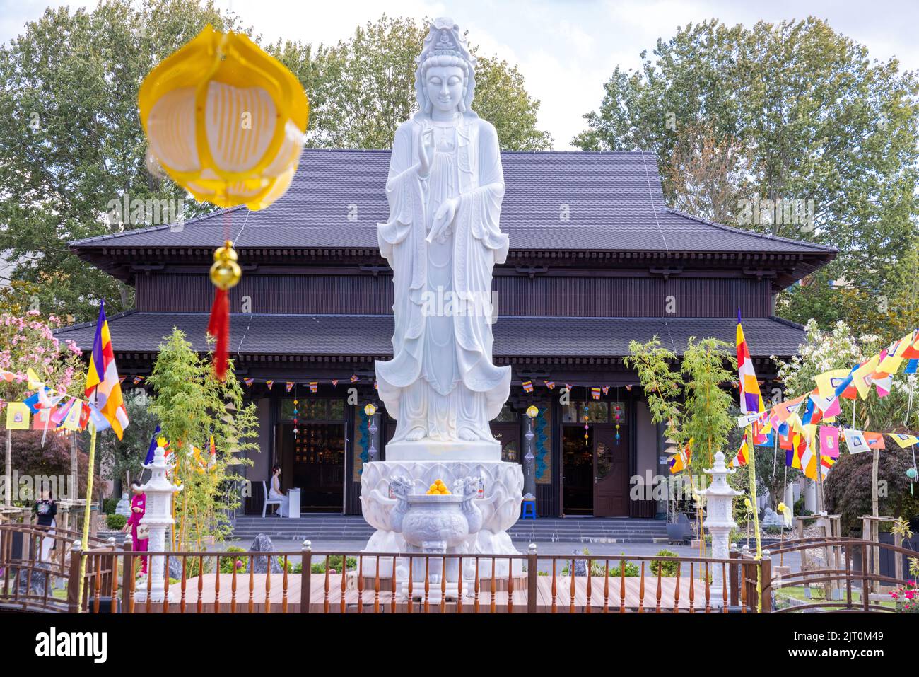 Rostock, Germany. 25th Aug, 2022. The new BuddhistVietnamese temple in
