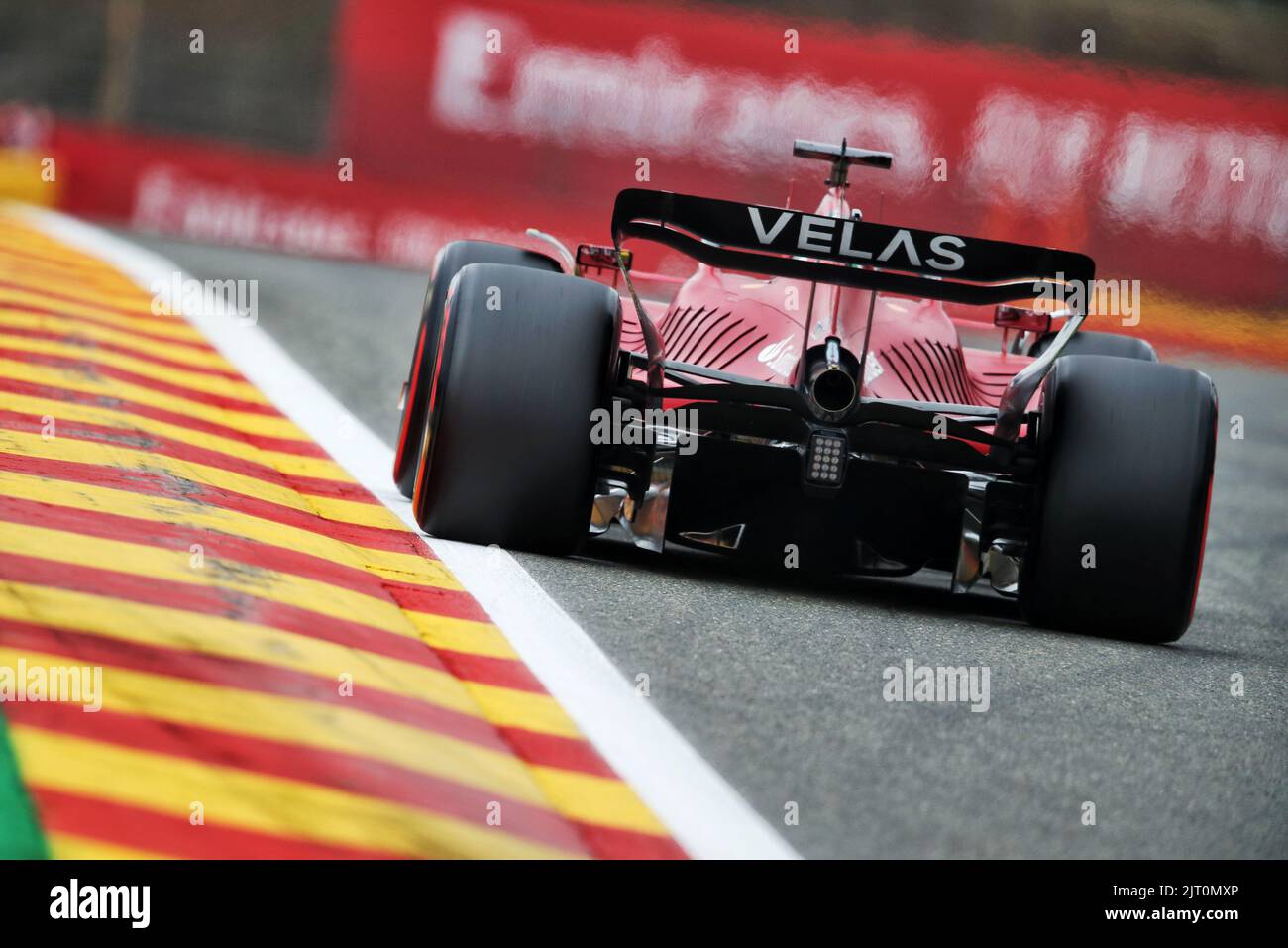 Charles Leclerc (MON) Ferrari F1-75. Belgian Grand Prix, Saturday 27th August 2022. Spa-Francorchamps, Belgium. Stock Photo