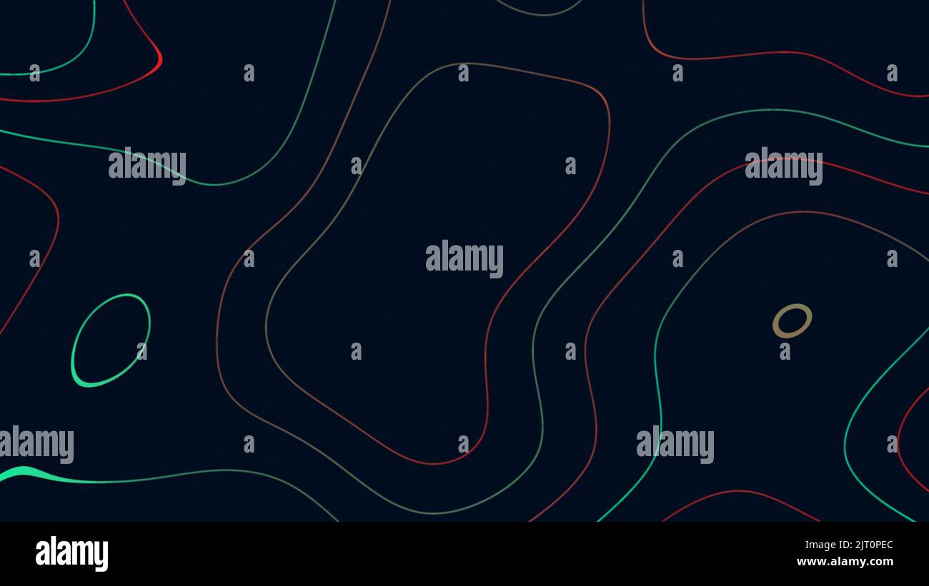 Dark blue background with curvy lines. Abstract backdrop layout Stock ...