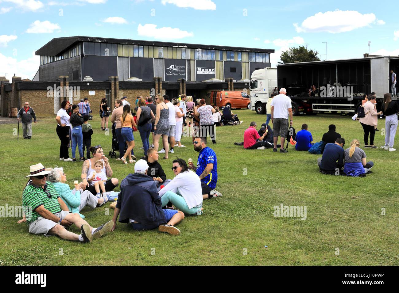 The Big Bash festival, Whittlesey town; Cambridgeshire; England; UK