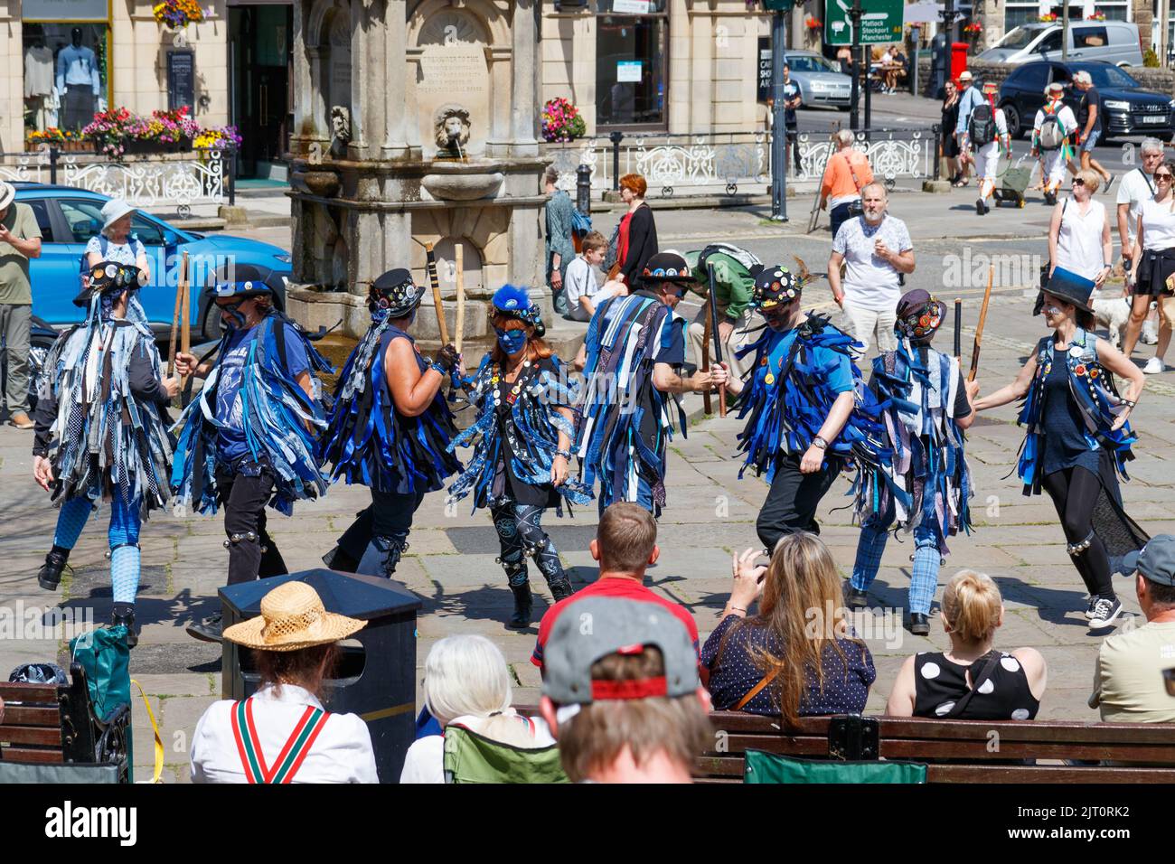 Morris dancing at the Buxton Day of Dance 2022 Stock Photo Alamy