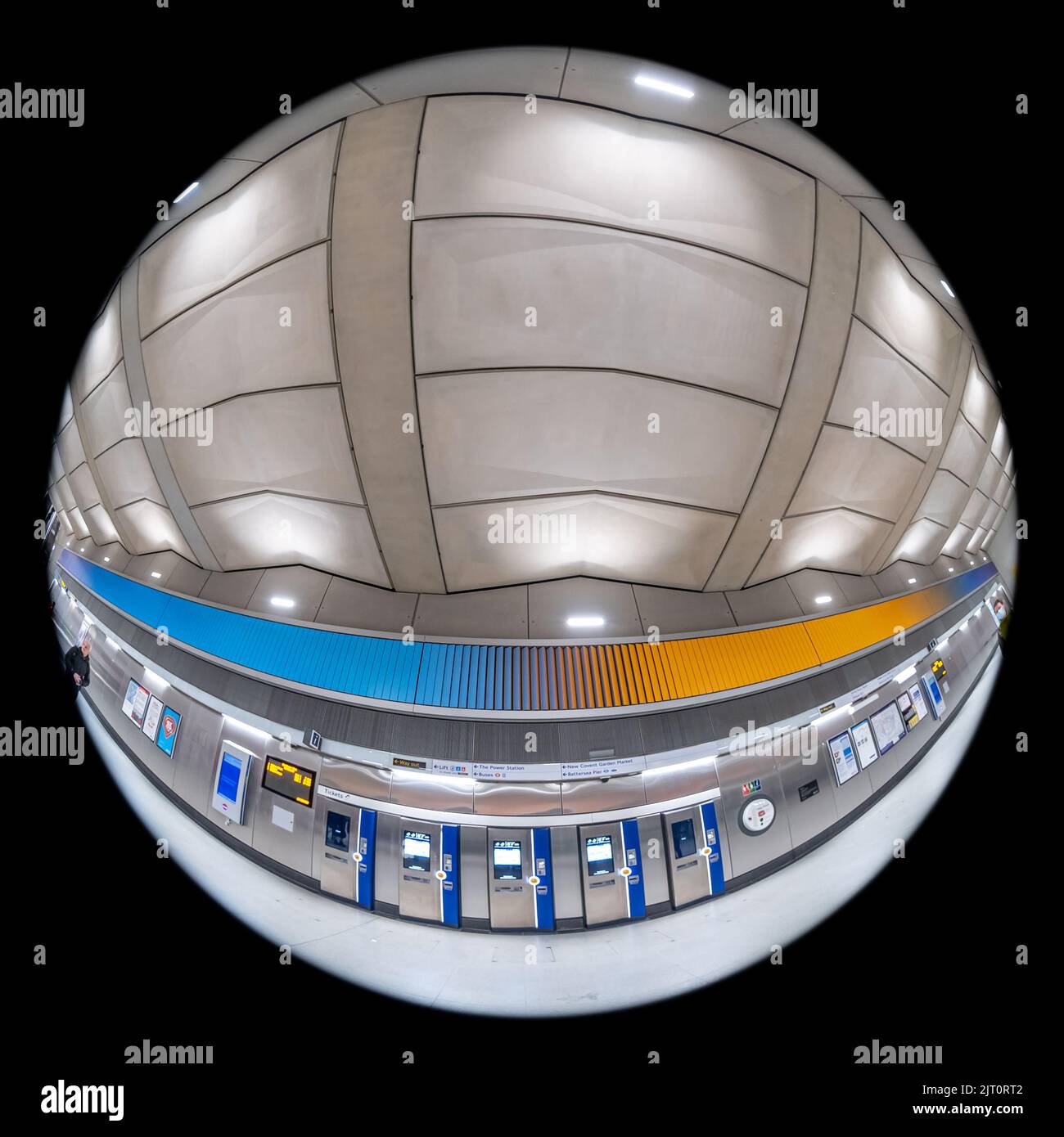 Battersea Power Station Underground Station, Battersea, London Stock Photo Alamy