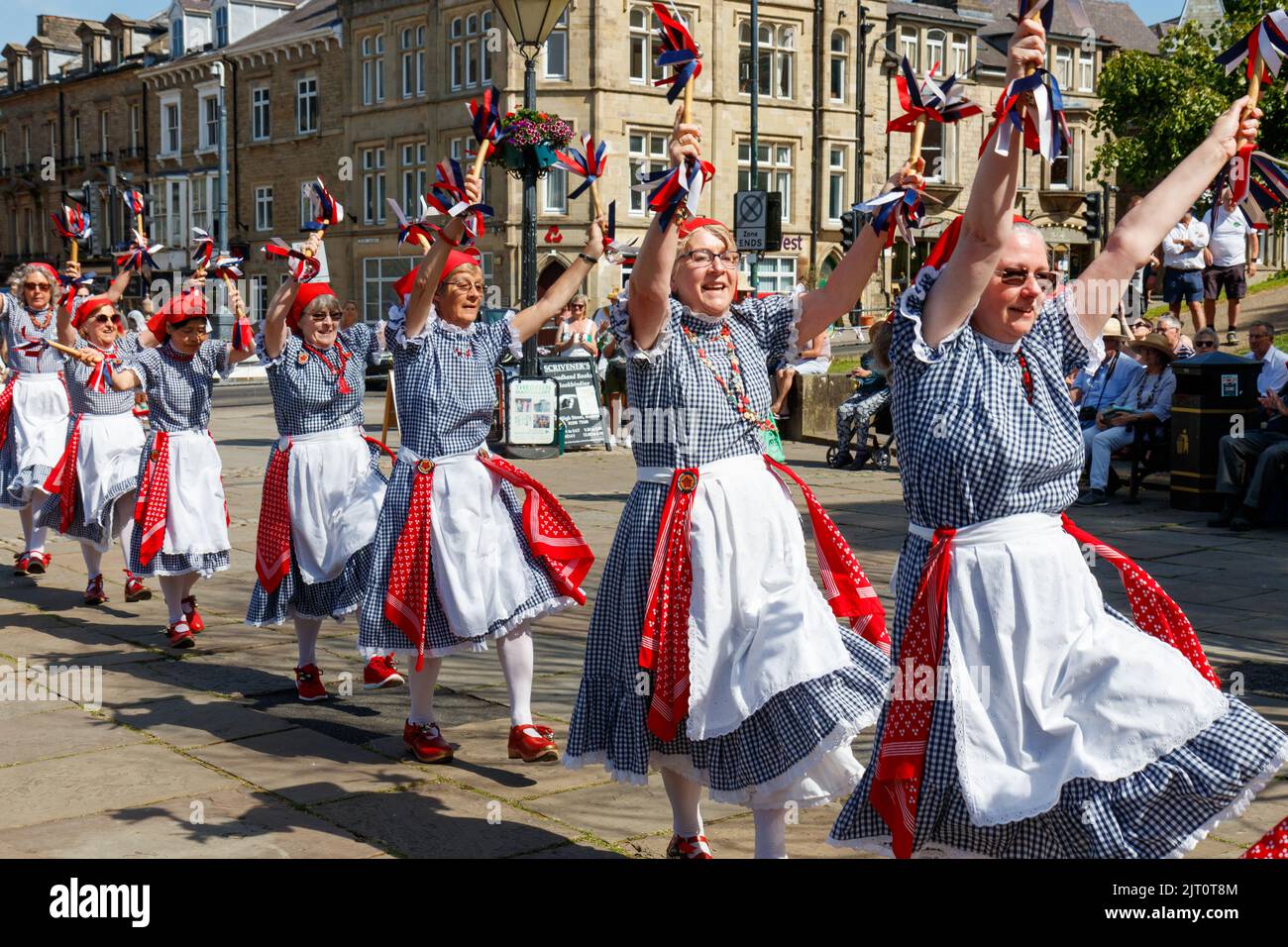 Morris dancing at the Buxton Day of Dance 2022 Stock Photo