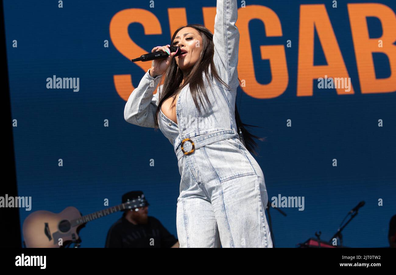 Sugababes performing at Victorious Festival 2022. Southsea Common. 27 August 2022. Credit: Alamy Live News/Charlie Raven Credit: Charlie Raven/Alamy Live News Stock Photo