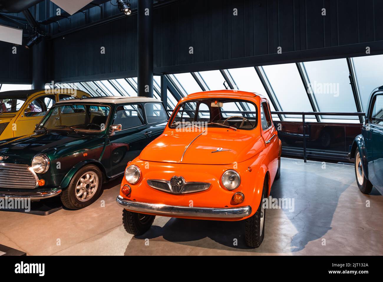 Steyr Puch - Classic retro car. Riga motor museum. Riga, Latvia, 17 August 2022 Stock Photo