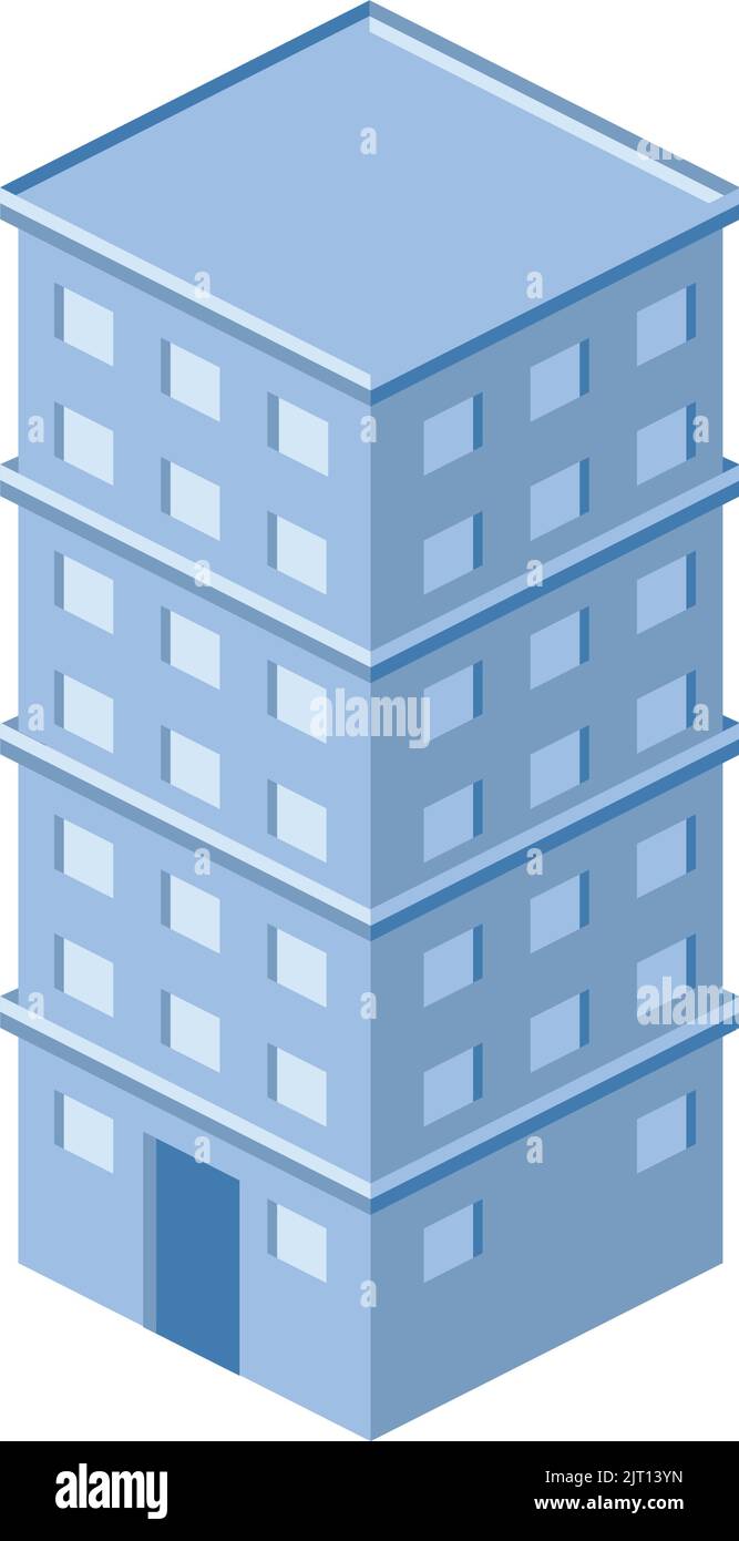 building isometric facade style icon Stock Vector Image & Art - Alamy