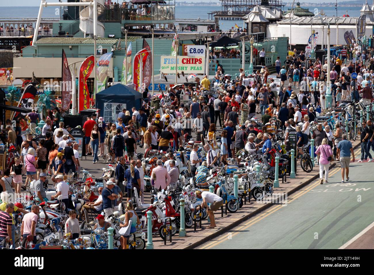 Madeira Drive, City of Brighton & Hove UK. The Mod All Weekender
