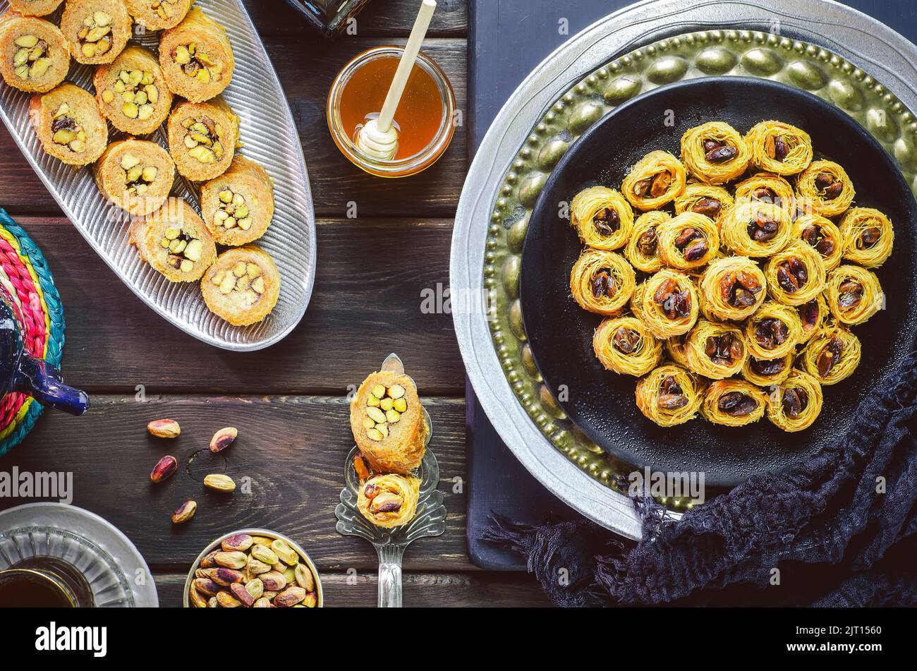 Kunafa jordan hires stock photography and images Alamy