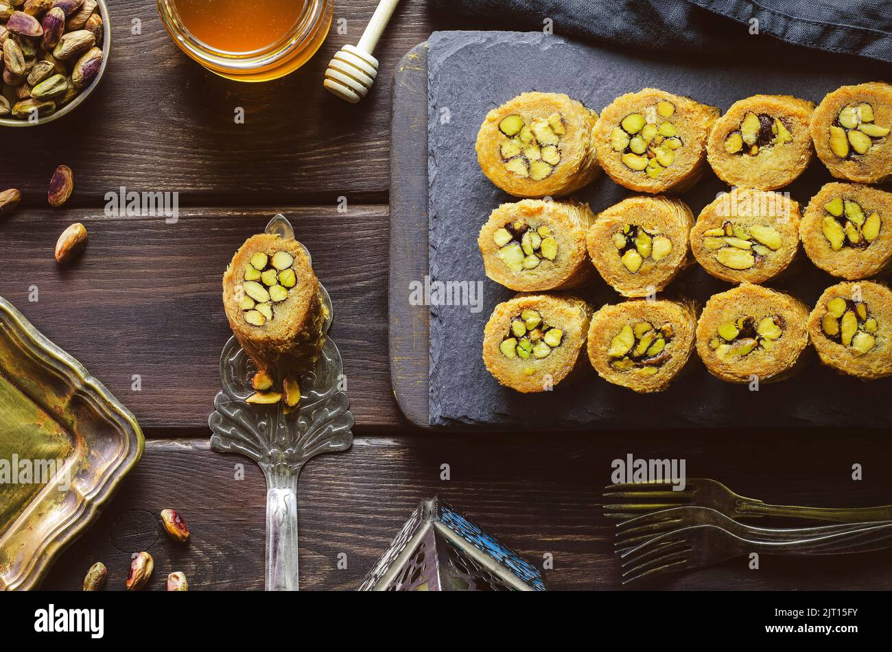 kunafa ramadan dessert