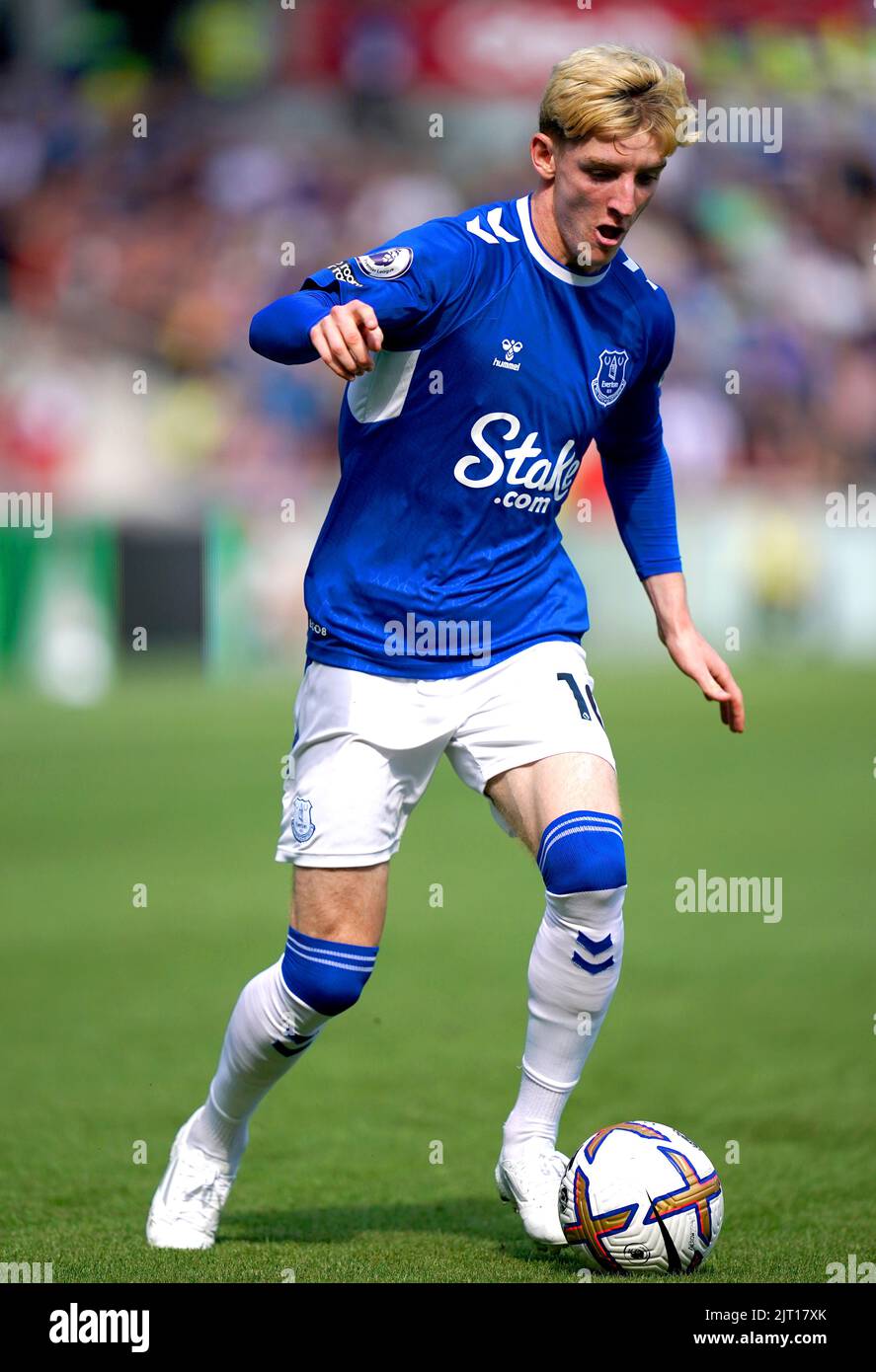 Anthony gordon everton 2022 august hires stock photography and images