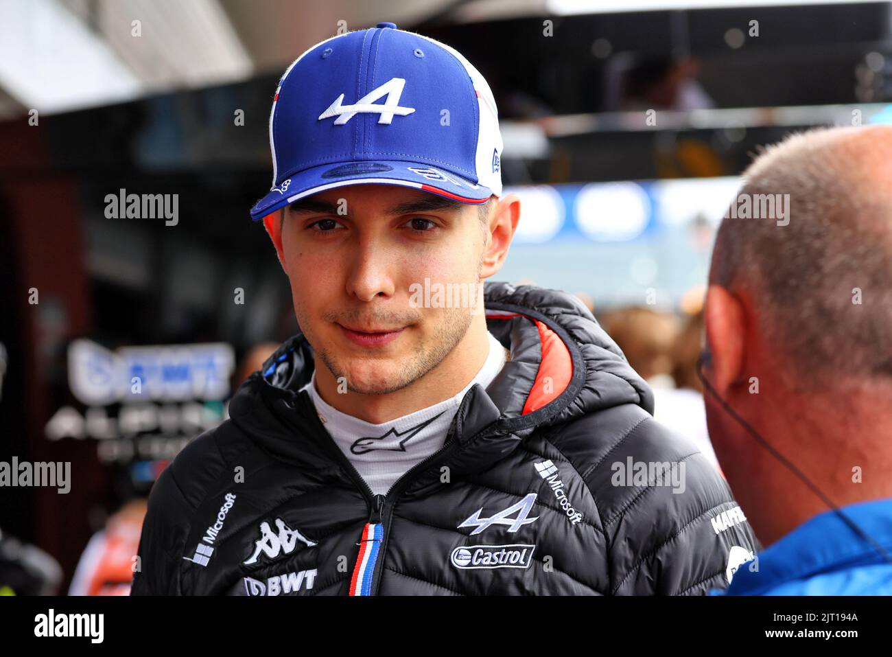 Esteban Ocon (FRA) Alpine F1 Team. 27.08.2022. Formula 1 World Championship, Rd 14, Belgian Grand Prix, Spa Francorchamps, Belgium, Qualifying Day.  Photo credit should read: XPB/Press Association Images. Stock Photo